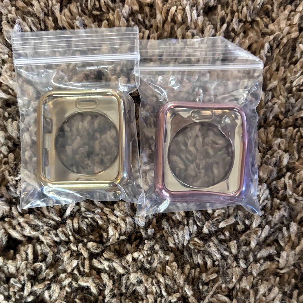 Protective Case for Smartwatch - Gold and Purple